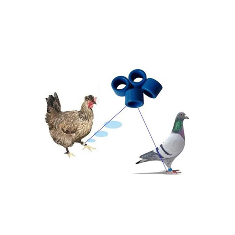 UHF RFID Tracking Racing Pigeon Foot Ring Chicken Leg Ring Tags
