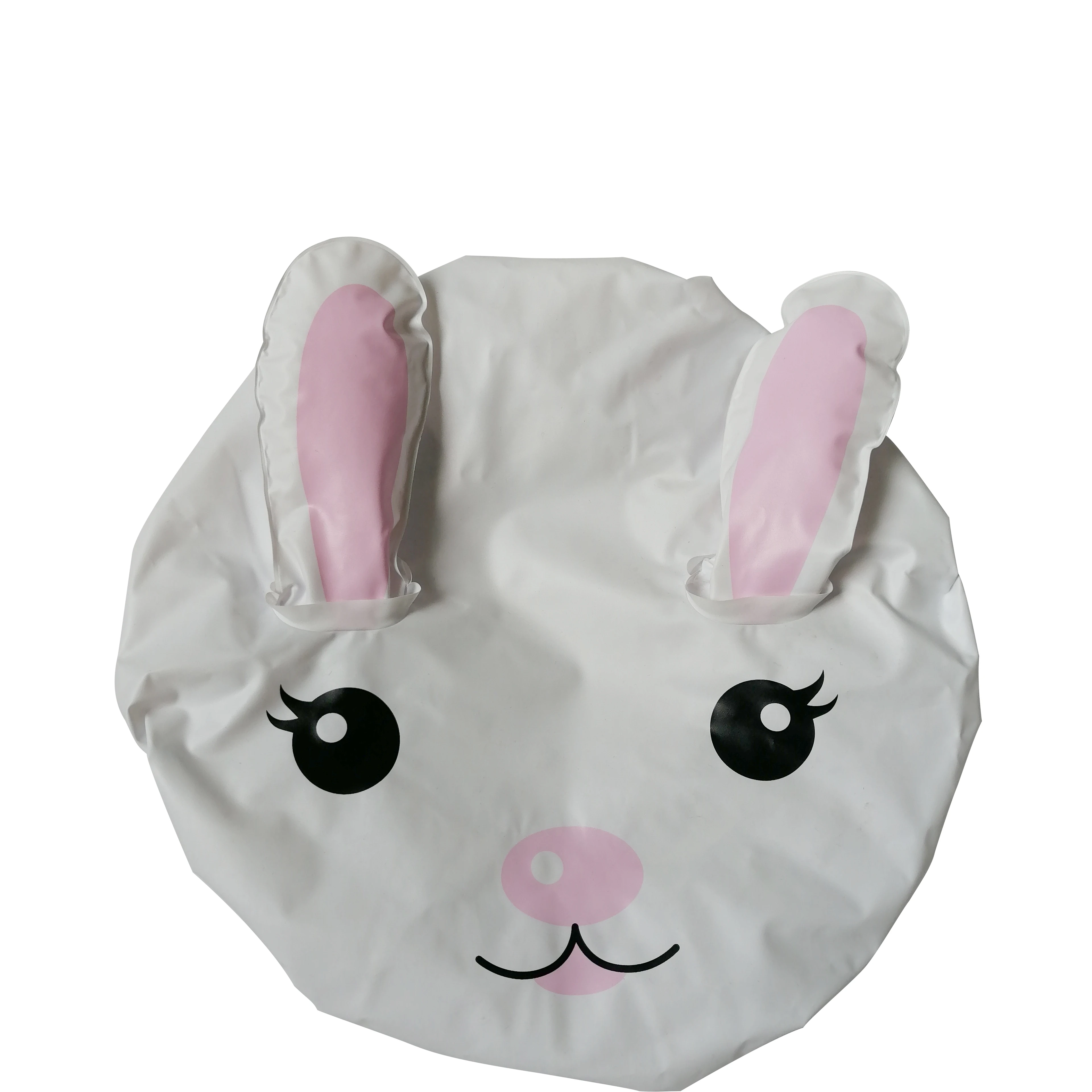 New Product Custom Printed  Cute Animal Green Frog Waterproof 3D Baby Kids Bath Shower Cap