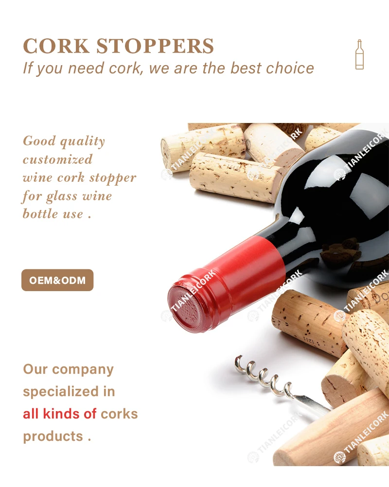 Factory Wholesale Quality Bestselling Products Red Wine Cork Stopper