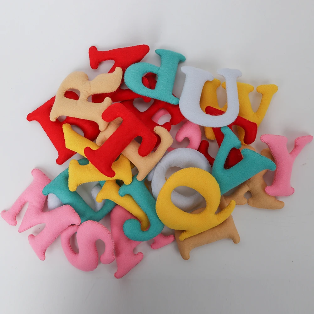 Kids Education Toy Felt Stuffed Alphabet Letter Felt Educational