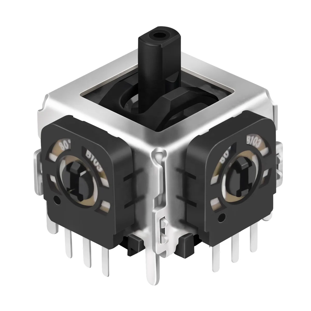 b103 joystick rotary potentiometer used for games potentiometer Soundwell brand 3d 5k joystick potentiometers factory