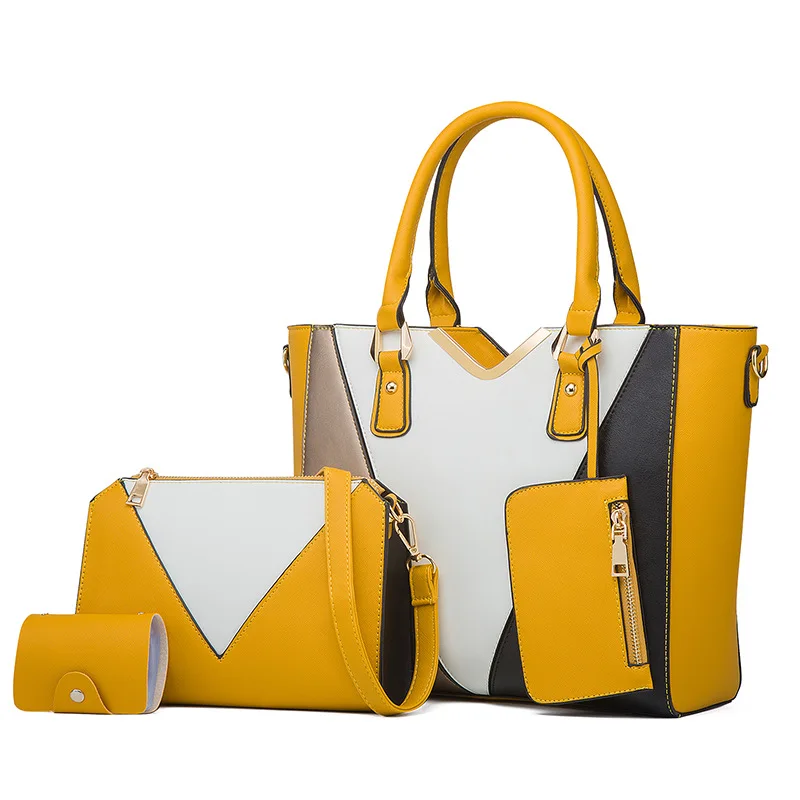 Buy Corneliaa 4 in 1 Bag Set PU Leather Cute Bag Fashion Tote Beg Casual  Handbags Sling Bag Set Adjustable Shoulder Bag For Women Online at  desertcartINDIA