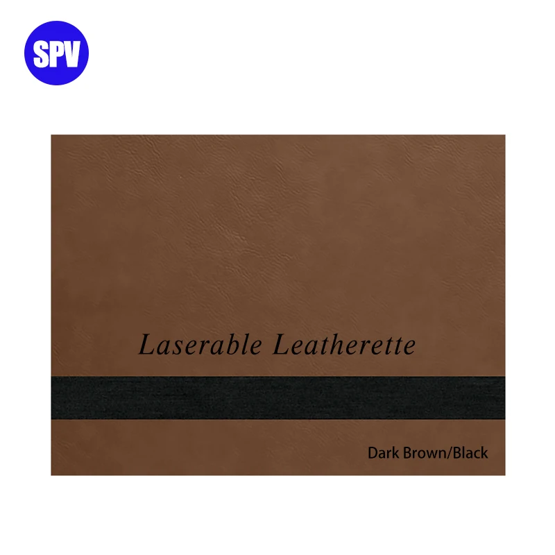 12X24" Copper/Black Laser Leatherette Safe Blanks Laserable Leatherette 1.78mm Thick Sheets factory