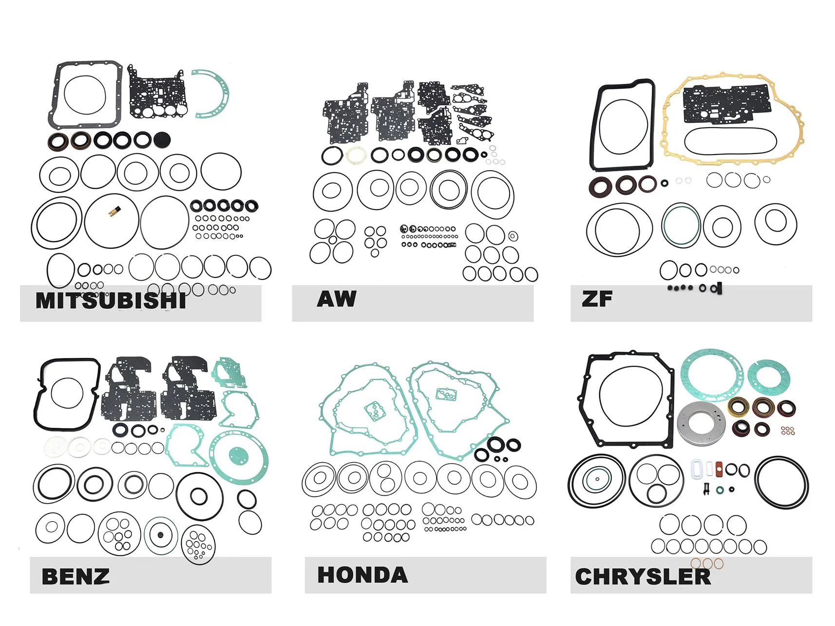 JF506E 09A Transmission Gearbox Automatic Systems Seals Overhaul Kits JF506E 09A for AUDI VW