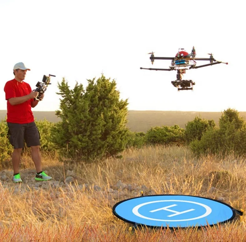 
 75 см универсальные портативные складные двусторонние светящиеся водонепроницаемые подставки для летательного аппарата посадочная площадка для дрона  