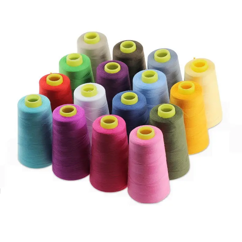 Factory Sale 100% Polyester  Sewing Threads 40/2 40s/2 402 3000 yards  spot with Different Colors