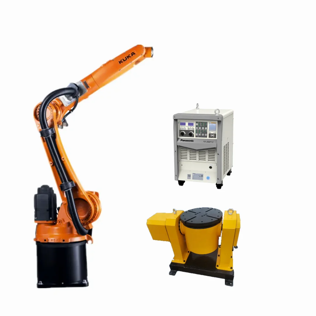 Welding Robot Machine KUKA KR 10 R1420 ARC MIG MAG Robot Welding 6 Axis Robot Arm With Welder and Welding Positioner