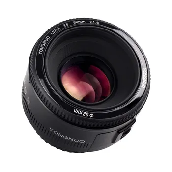 High Quality Camera Yongnuo F/1.8 50mm Large Aperture ManuaI Focus Lens Wide-Angle Fixed for nikon Camera detail image