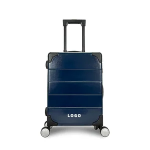 High Quality Carry-On Trolley Luggage with Spinner Wheels Custom Logo TSA Lock for Travel Made PC Aluminum Factory Price Sale
