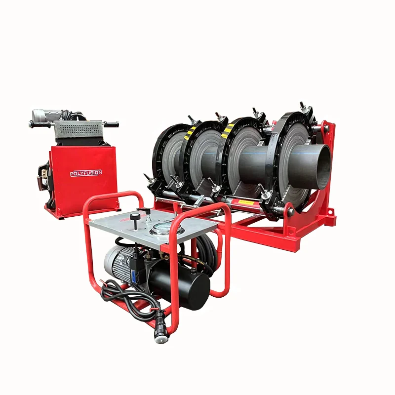 PF450 Butt Fusion Welding Machine  Pe/ppr Plastic Pipe Welder Machine Used to Combining Two Pipes Into One Range 250-450mm