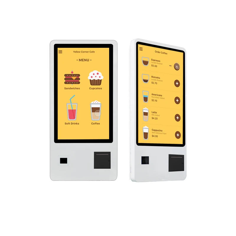 Genevison POS-система, платежная машина, сенсорный экран, киоск для самообслуживания с android-заказом, оборудование для розничной торговли, цепочка, фаст-фуд