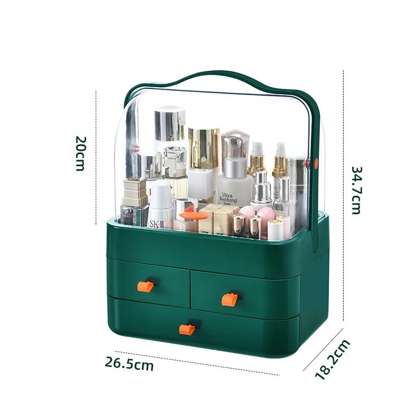 Plastics Storage Cabinet Drawers Multifunctional Makeup Desktop Plastic Cosmetic Acrylic Organizer Box