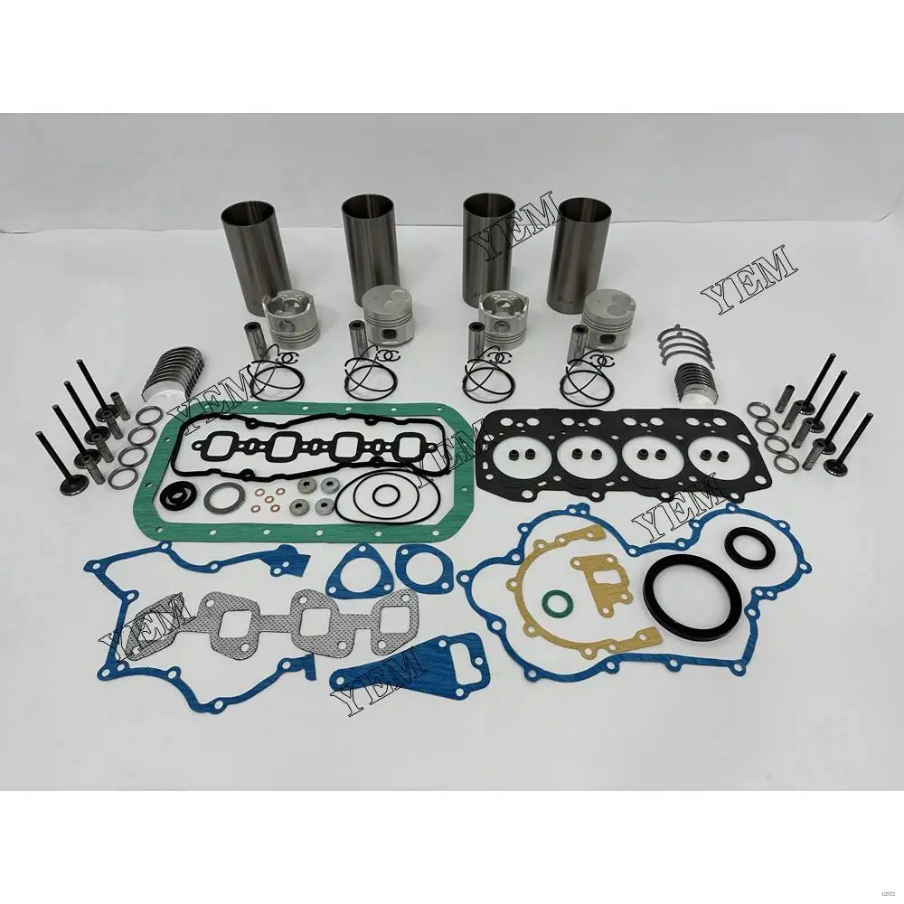 Overhaul Gasket Kit With Cylinder Gaskets Set Piston Rings Liner Bearing Valves For Toyota 1DZ-3 Engine
