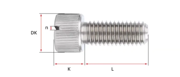 product wholesale pricing 120mm m18 vertical pattern hand twisted slotted design ss304 stainless steel din rolling knurl screw-59