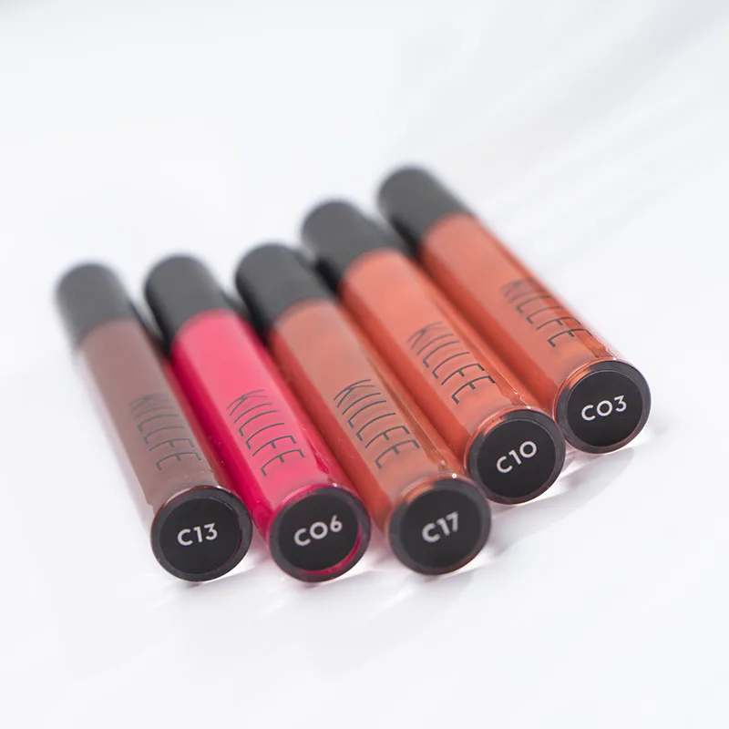 KILLFE Low Moq Matte Liquid Lipstick Waterproof Private Label Cruelty ...