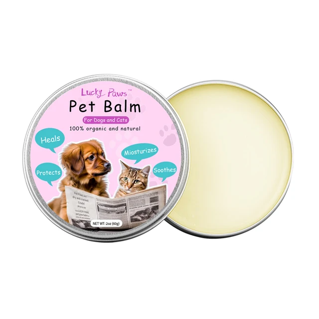 Lucky Paws private label OEM ODM Factory Customized pet nose and paw balm soothing pad lotion paw protection balm