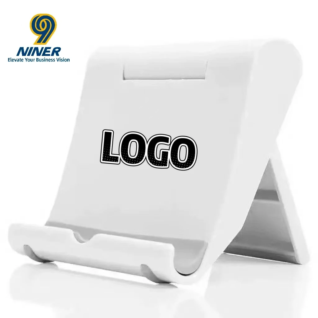 Factory Foldable Adjustable Mobile Phone Stand Business Gift for Office Desktop with Custom Logo