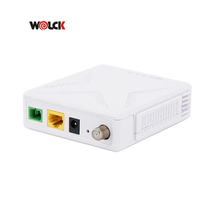 Dual Model FTTH Optic Network Cable TV Internet 1Ge CATV Epon ONU Gpon