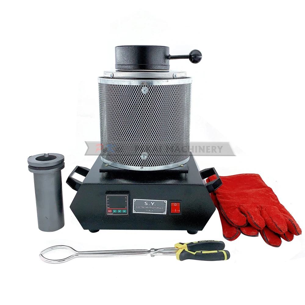 Forno Fusione Oro 2100W 3KG - Crogiolo Grafite Per Metalli - Foto 12