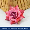 3D angular rose blossoms, bright red
