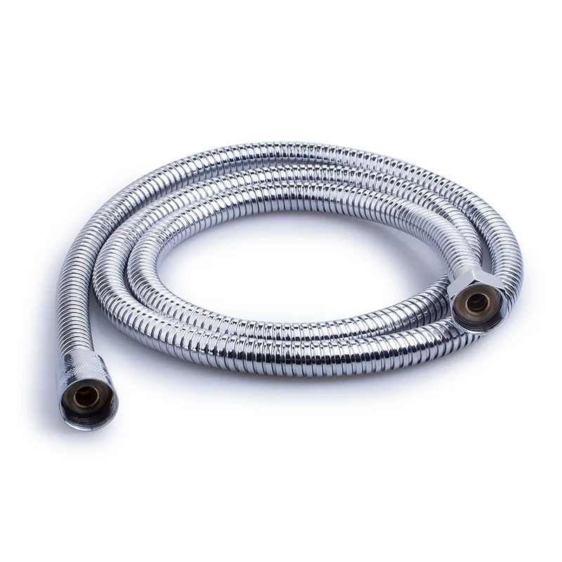 1.5m Hose High Pressure Chrome Stainless Steel Handheld Shower Hose