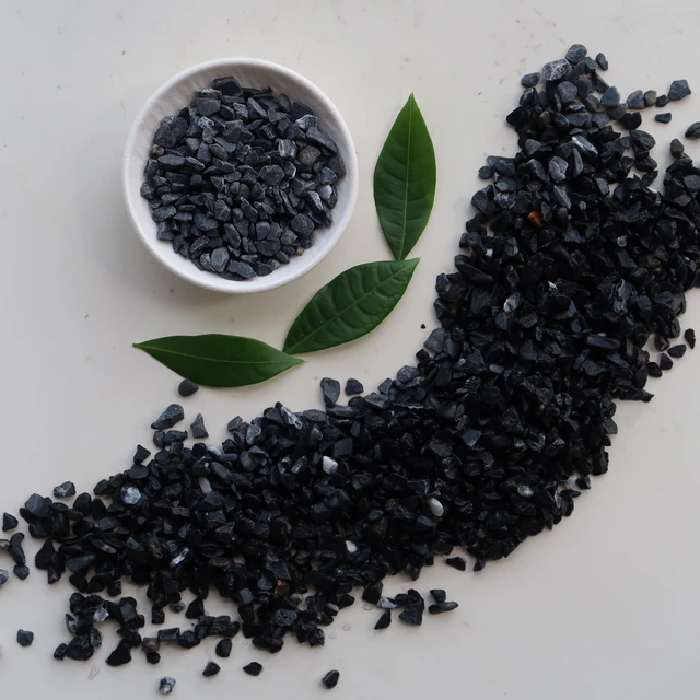 Factory Wholesale 4-6mm Polished Natural Stone Cobble Black Crushed Gravel Rocks for Garden Paving & Outdoor Application