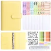Yellow (shell+budget card+zipper bag+notes+sticker+clear rule)