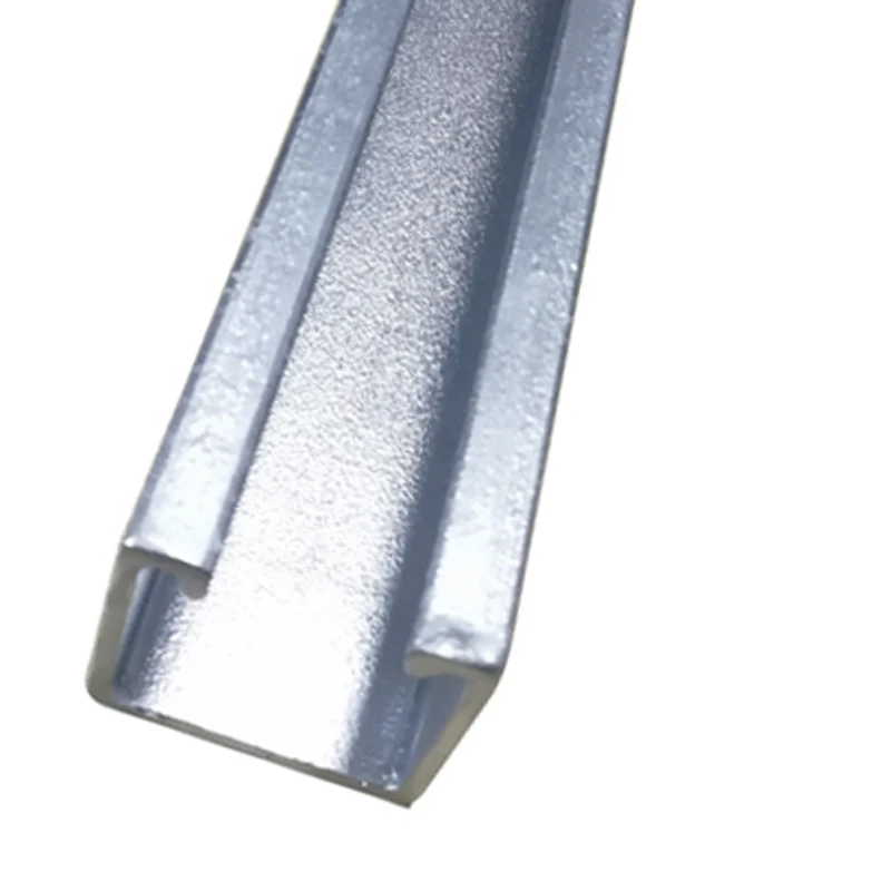 QK2000 Hot Dip Galvanized Solid C Channel Strut with Cutting & Welding Services for Support Hanger Systems