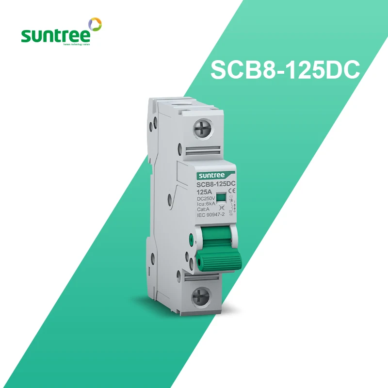 Factory Price Dc Circuit Breaker Solar System MCB DC 2P 125A Renewable Energy Circuit Breaker