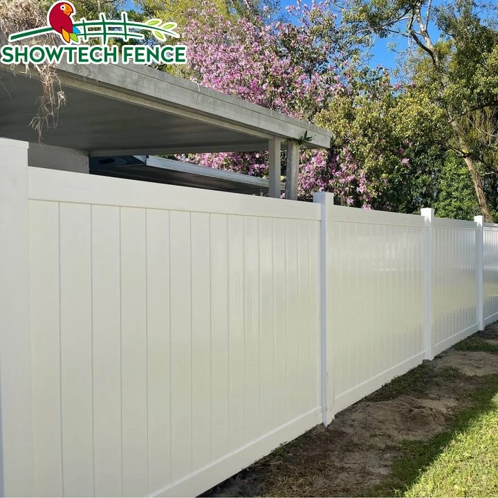 6x8 Cheap White Pvc Fence Vinyl Fence Garden Privacy Panels 8ft Outdoor ...