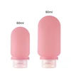 Pink Silicone Refillable Bottle