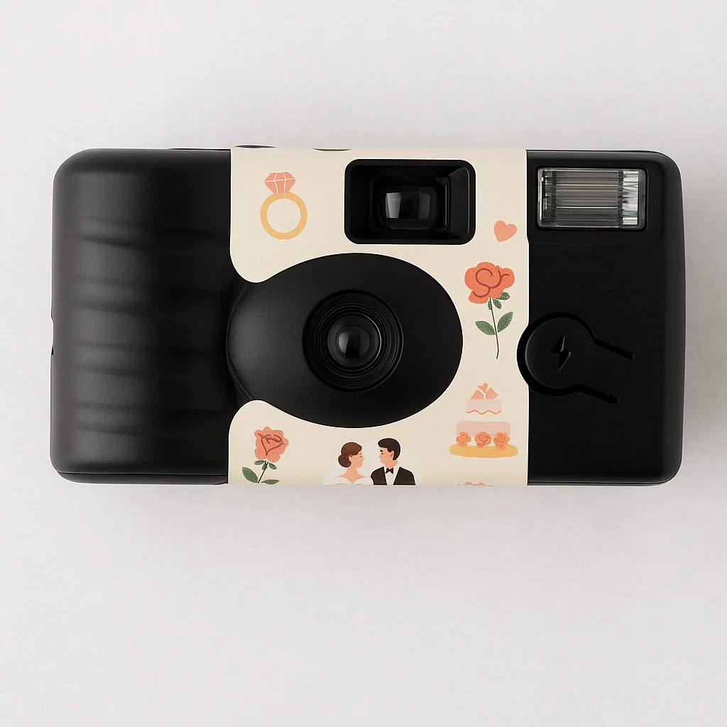 Factory Custom Cheap Film Camera Disposable One Time Single Use 35mm Classic Promotional 17 Films Inside With Flash