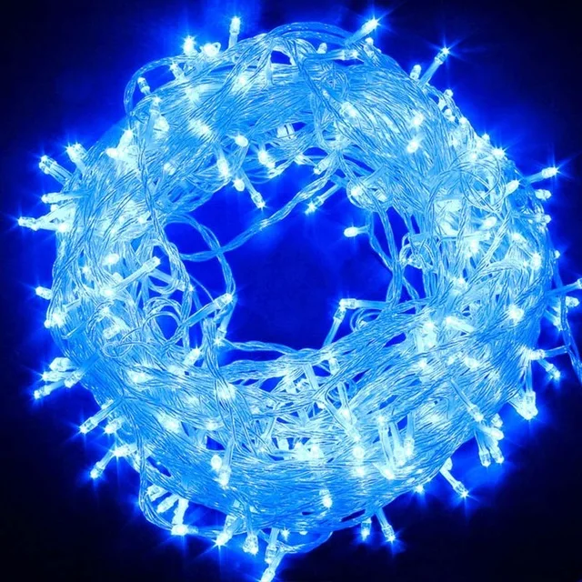 100m/600 Led Fairy Led String Light Garland Outdoor Waterproof Holiday ...