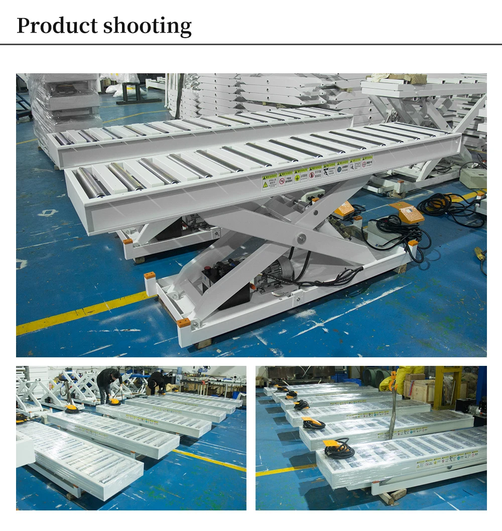1000kg Foot Control Hydraulic Screw Lift Platform Carrier Tools Carry Panel Go Up And Down Mobile Hydraulic Lift Table supplier