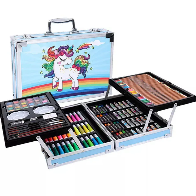 145 PIECE ALLUMINIUM ART SUITCASE