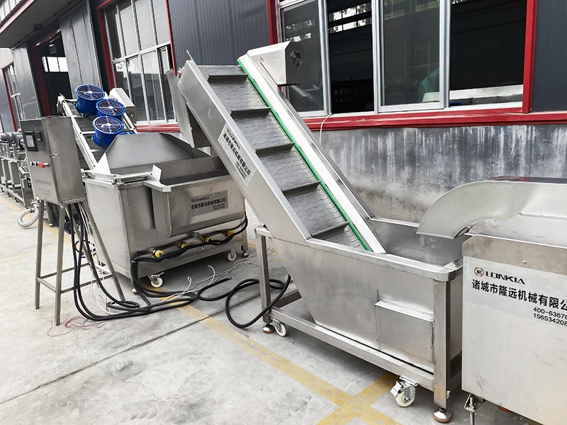 Automatic 100/200/500L Commercial Chicken Frying Machine Fryer Industrial Potato Chips Frying Machine factory