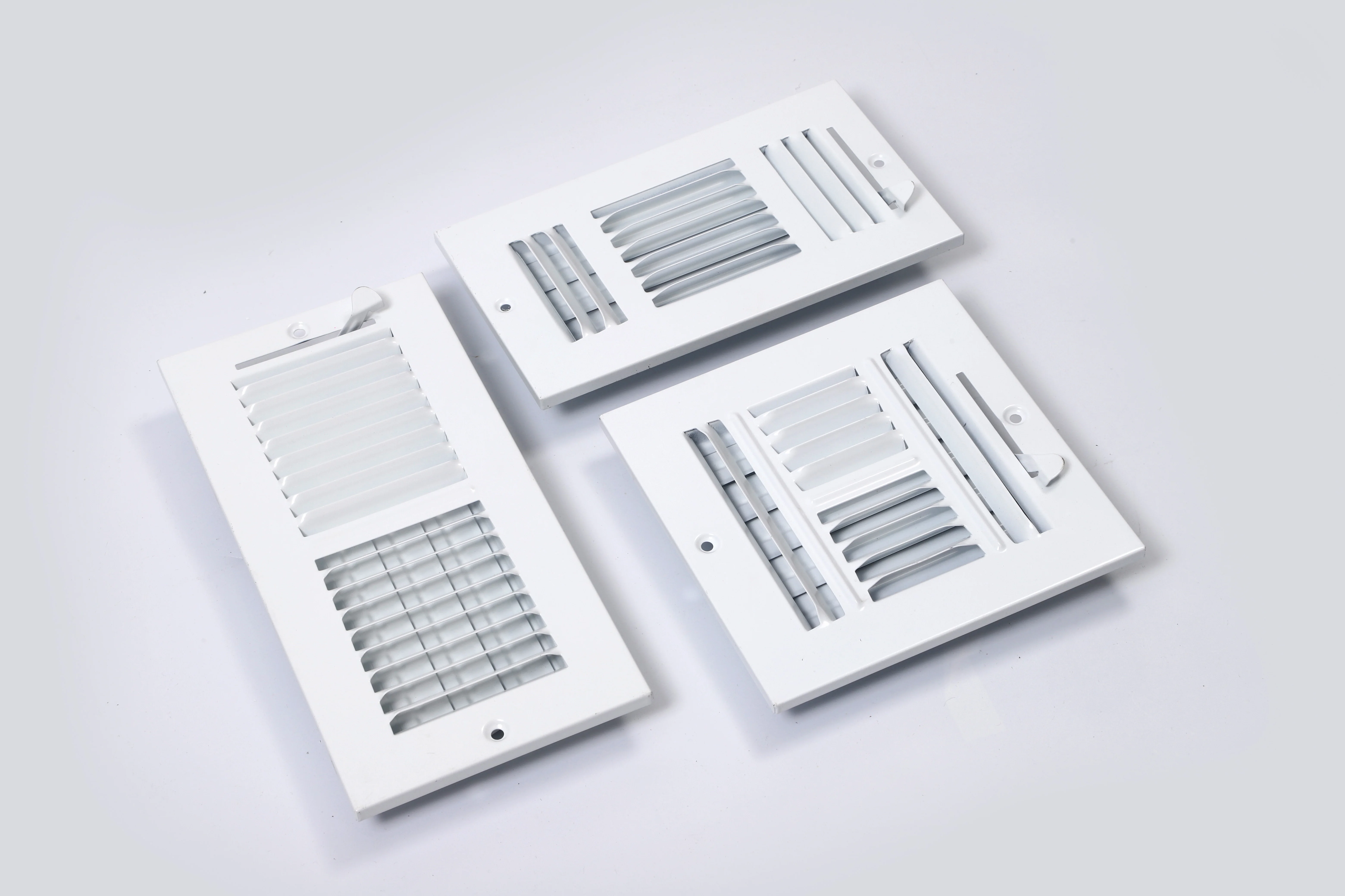 Modern Square Air Vent Grille Plastic Steel Ceiling Return Filter Grill ...