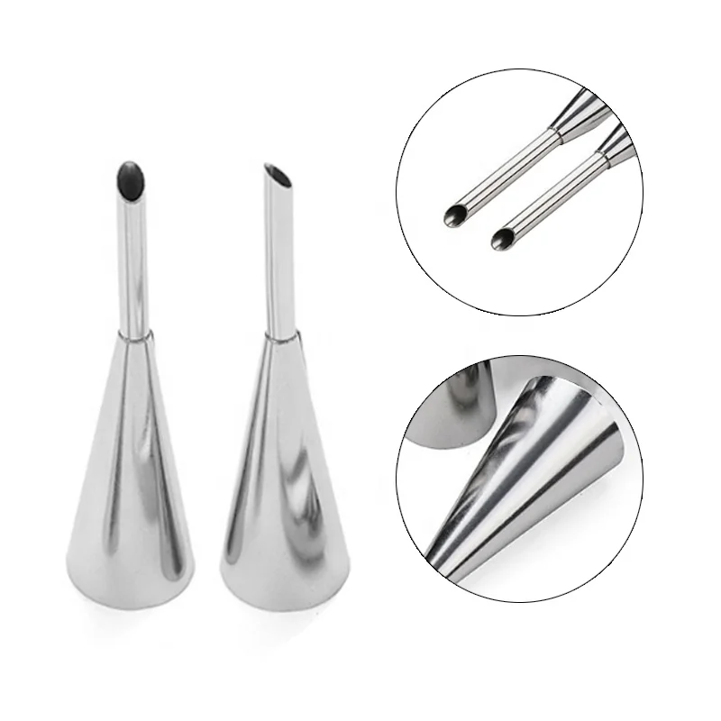 Stainless Steel Piping Nozzle - Cake Decorating Tool For Cream, Butter, Icing | Kitchen Baking Accessory - View #8