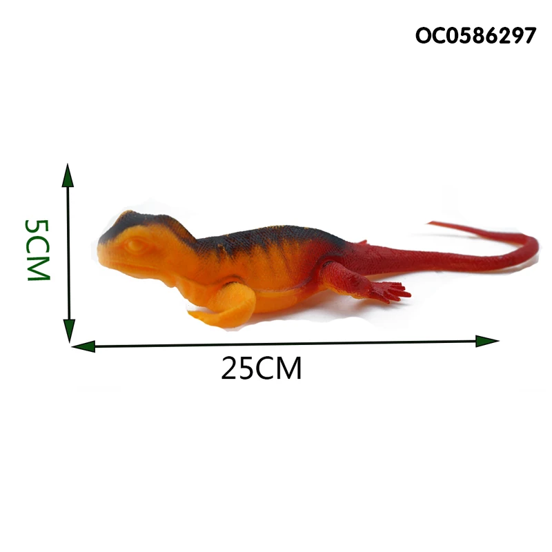 Kids Interesting Simulation Different Colorful Small Rubber Lizards Toys
