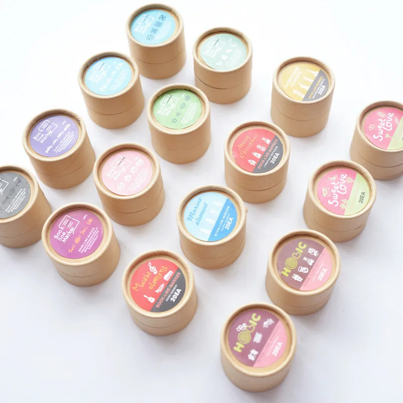 2021 новый милый полые закладки творческий скрепки в штучной упаковке мини металлическая Закладка для книги 20 шт./кор.