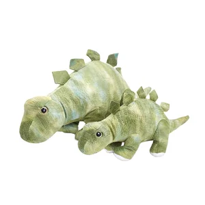 Real Life Creative Plush Soft Stegosaurus Dragon Doll Stuffed Toy with PP Cotton Filling for Kids Dinosaur