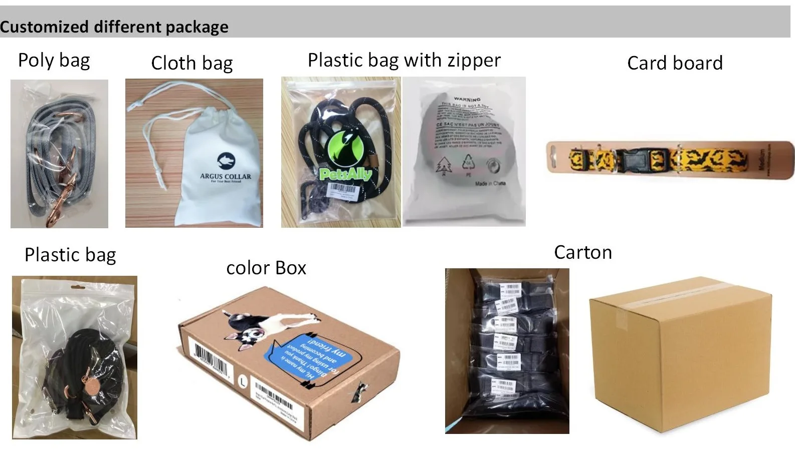 Wholesale Bulk Retractable Collares Training Designer Dog Pet Collars