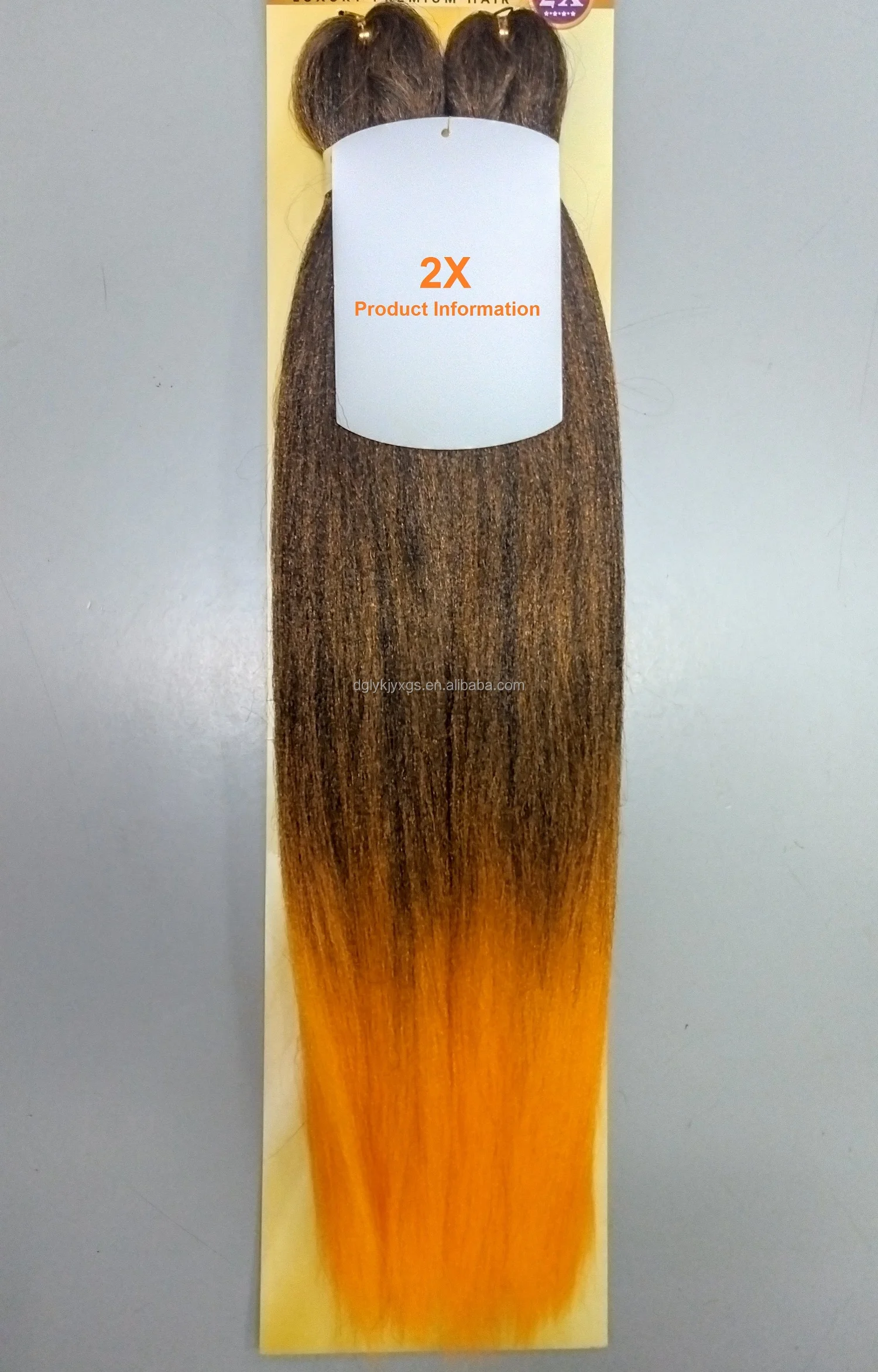 Wholesale 52inch Prestretched Expression Braiding Hair Pre Stretch Pre