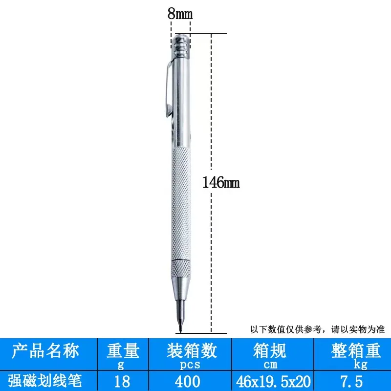 Diamond Ceramic Tile Alloy Engraved Marking Pen Metal Scribe Tool Pen for Glass and Ceramic