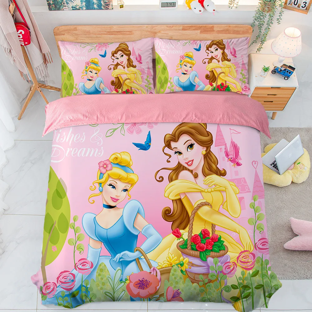 Cheap Custom 3d Printed Cartoon Luxury Designer Children Bed Sheet Duvet Cover Set Queen King Size Kids Bedding Set