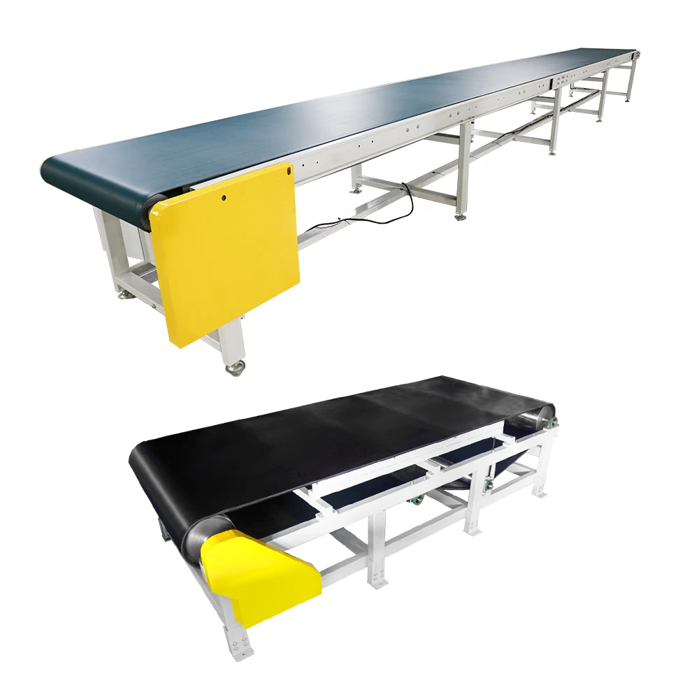 Hongrui High quality height adjustable assembly conveyor With baffle