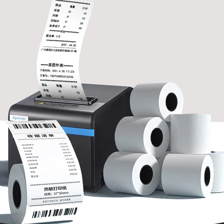 Индивидуальная кассовая бумага 48 г/кв. М 80x70 pos бумага 80x60 до рулона 3 1/8x230 термобумага квитанция рулоны 80x80