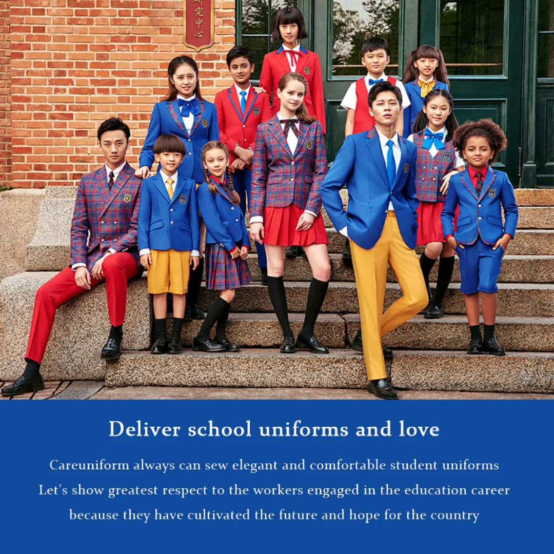 Custom Make Your Logo School Uniforms For Kids High Quality Stylish