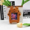 Special-shaped card holder coffee color tiger-regular size