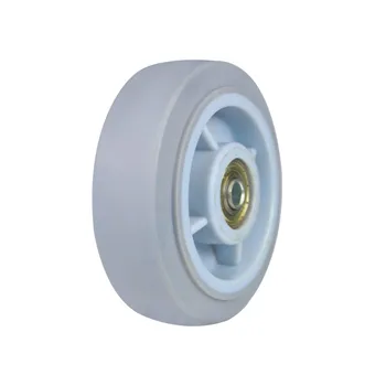 4*2 Inch 5*2 Inch 6*2 Inch 8*2 Inch Grey Color TPR Rubber Caster Wheels Heavy Duty Industrial Trolley Wheel